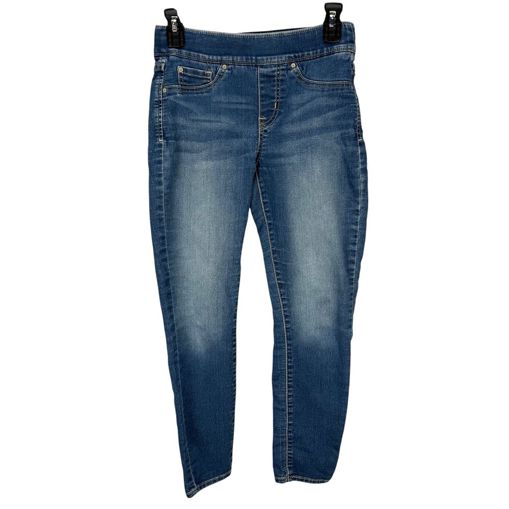 Levi Strauss Signature Totally Shaping Pull On Skinny Jeans Size 2S
